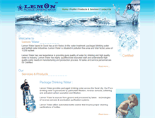 Tablet Screenshot of lemonwaters.com